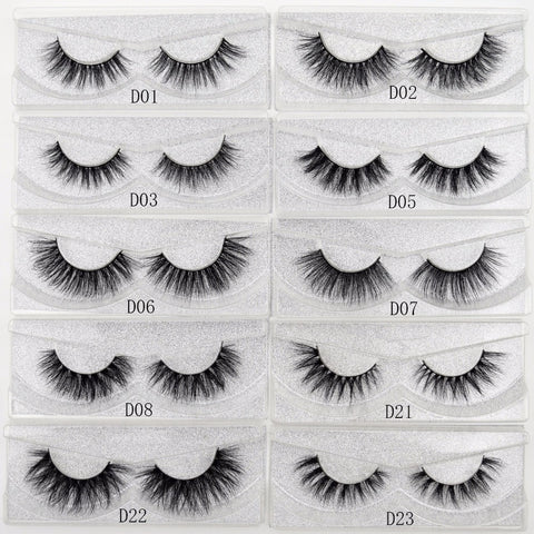 Visofree False eye lashes 3D Mink Lashes D01