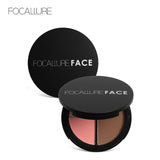 FOCALLURE 3 Colors Shimmer Bronzers and Highlighters Contour