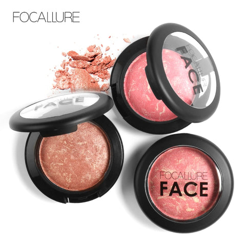 FOCALLURE 6 colors face blush natural