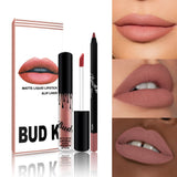 Matte Lip Gloss + Lipliner Pencil Matte Lip Set